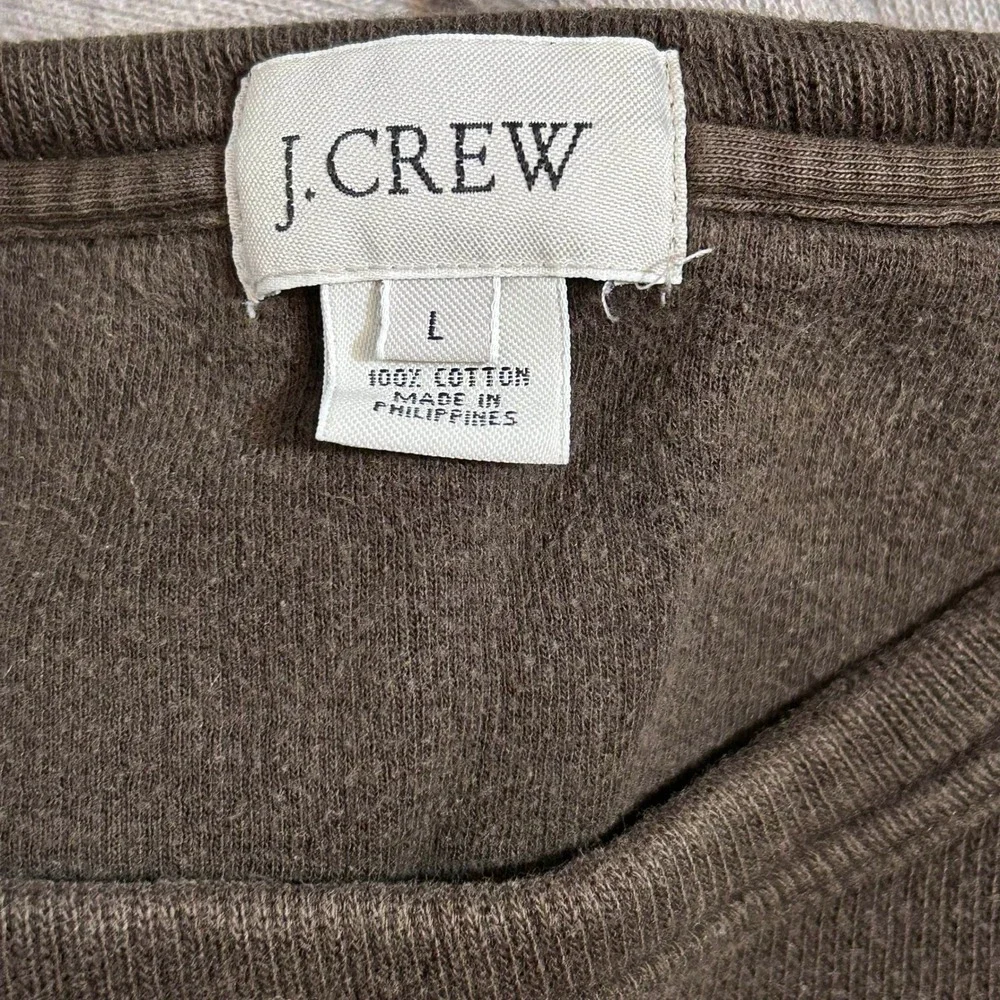 J. Crew Men's Long-Sleeved Shirt Size Large‎ Browns